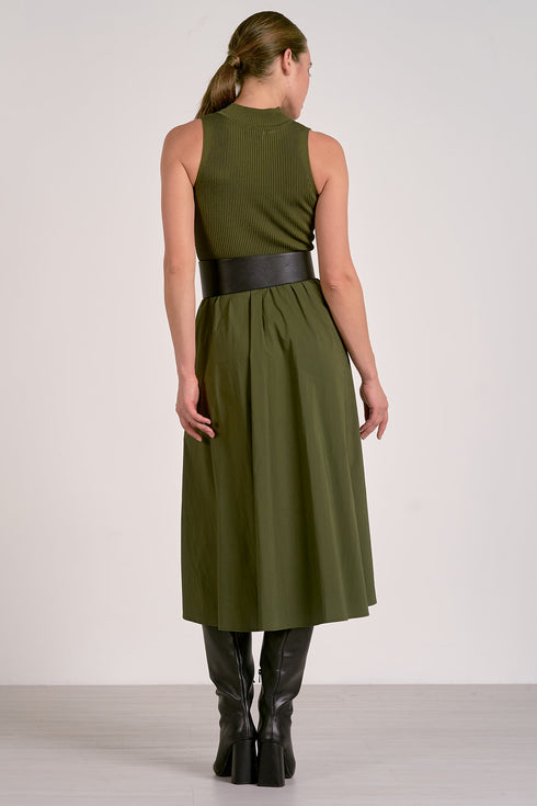 SHOW ME THE GREEN MIDI DRESS